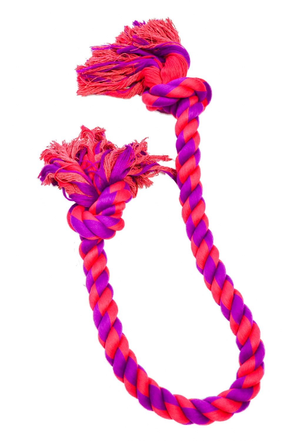 2 Knot Rope Dog Bone Tug Toy