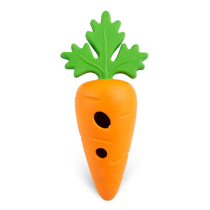 Jeffers Natural Rubber Baby Carrot Treat Dispensing Dog Chew Toy