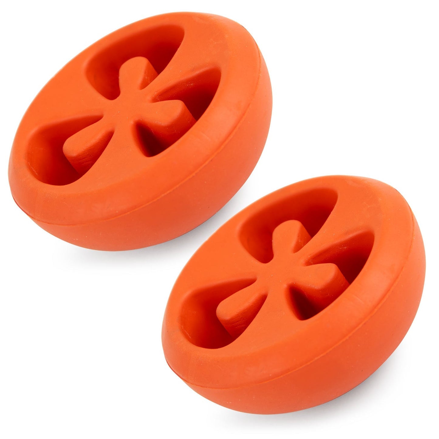 Jeffers Natural Rubber Tomato Shape Dog Chew Toy for Medium-Chewers
