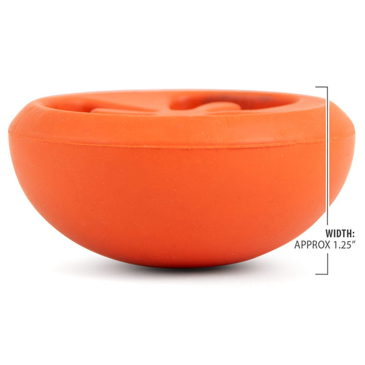 Jeffers Natural Rubber Tomato Shape Dog Chew Toy for Medium-Chewers
