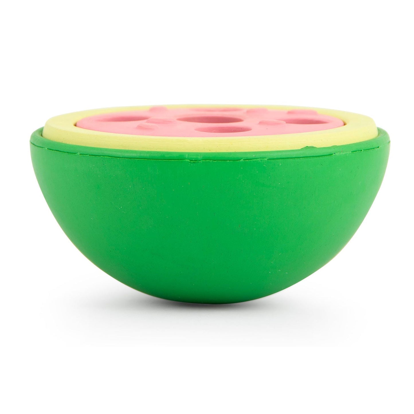 Jeffers Natural Rubber Watermelon Treat Dispensing Dog Toy with Vanilla Scent