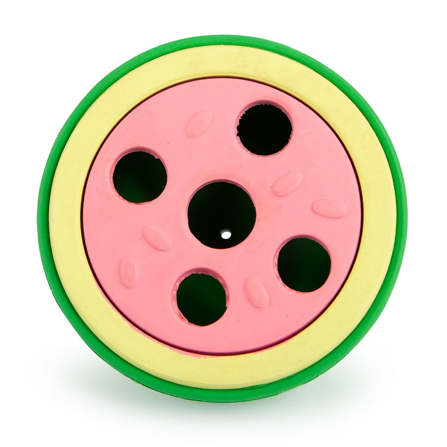 Jeffers Natural Rubber Watermelon Treat Dispensing Dog Toy with Vanilla Scent