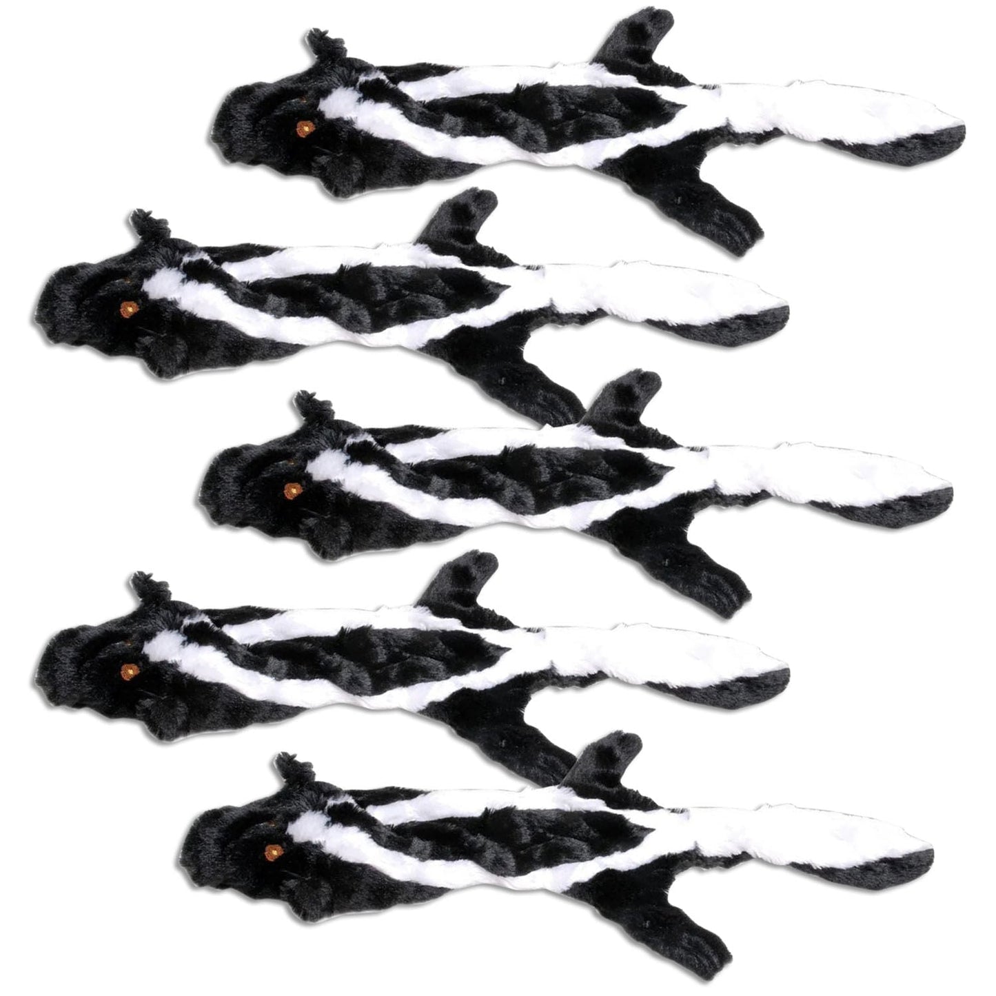 Jeffers Thinnies Unstuffed Rope Squeaker Dog Toys, 21"L