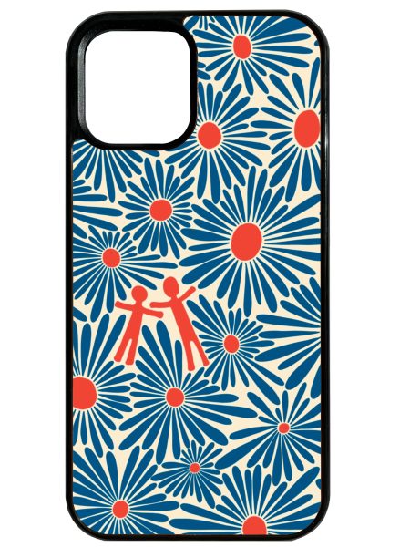 Flower Fields in Blue Phone Case